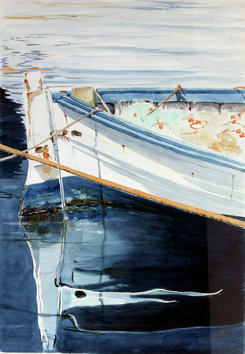 Riflessi blu Painting